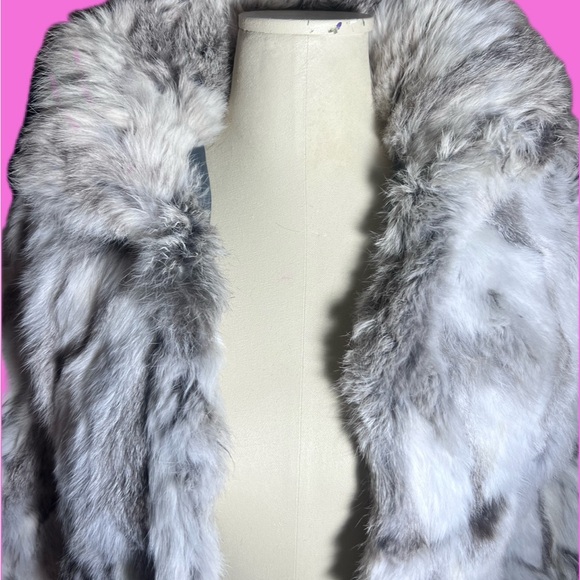 Adrienne Landau Crop Fur Coat - Picture 5 of 7